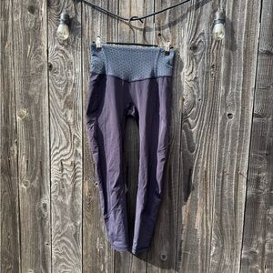 Lululemon Athletica All the Right Places Legging Navy with Patterned Waistband 6